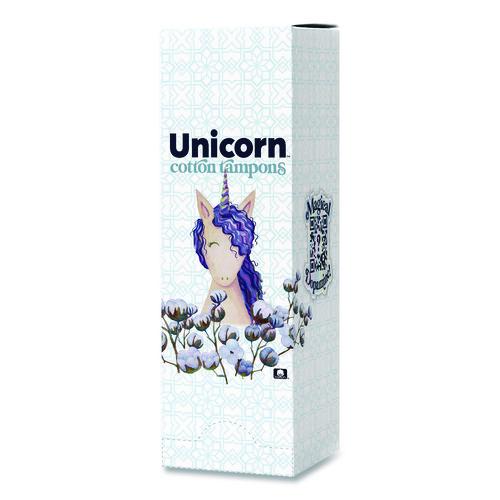 Image of Unicorn TOP-08159 Cotton Tampons, Regular Absorbency, 60/Box, 6 Boxes/Carton