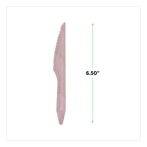 Image of Eco-Products® EP-S211-W Wood Cutlery, General Purpose Knife, Natural, 500/Carton
