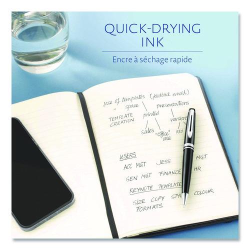 Image of Waterman S0944480 Refill For Waterman Ballpoint Pens, Medium Conical Tip, Black Ink