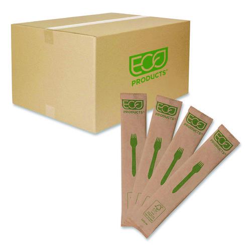 Image of Eco-Products® EP-S212-W Wood Cutlery, General Purpose Fork, Natural, 500/Carton
