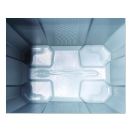 Image of Suncast® BMBX300D Salt Box, 28 gal, 23.75 x 15.75 x 23.75. Dove Gray