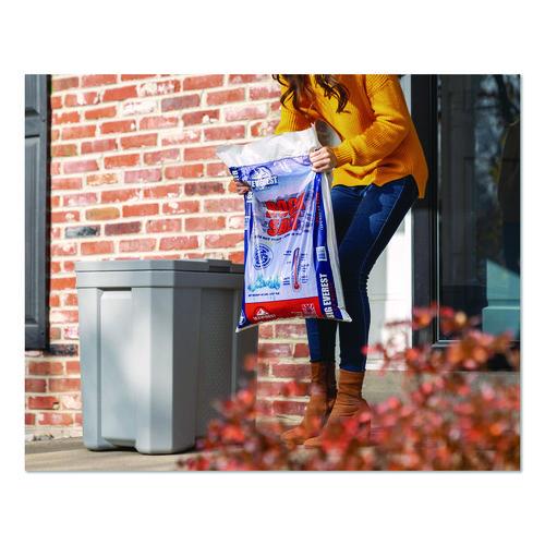 Image of Suncast® BMBX300D Salt Box, 28 gal, 23.75 x 15.75 x 23.75. Dove Gray