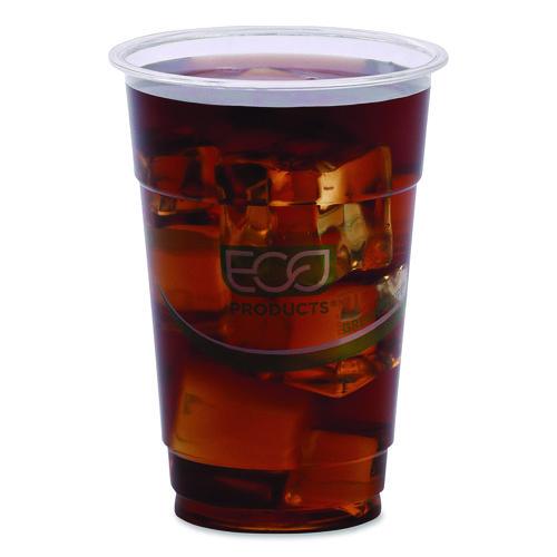 Image of Eco-Products® EP-CC10-GS GreenStripe PLA Cold Cups, 10 oz, Plastic, Clear, 1,000/Carton