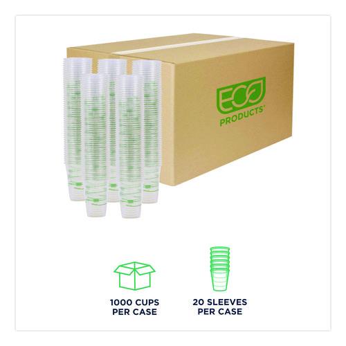 Image of Eco-Products® EP-CC16-GSPK GreenStripe Renewable and Compostable Cold Cups Convenience Pack, 16 oz, Plastic, Clear, 50/Pack
