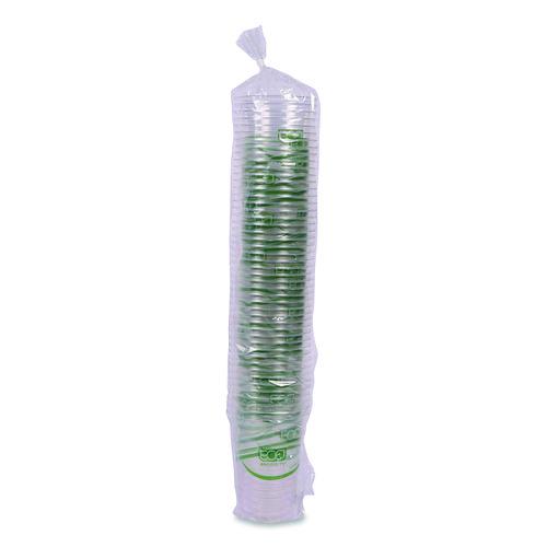 Image of Eco-Products® EP-CC16-GSPK GreenStripe Renewable and Compostable Cold Cups Convenience Pack, 16 oz, Plastic, Clear, 50/Pack