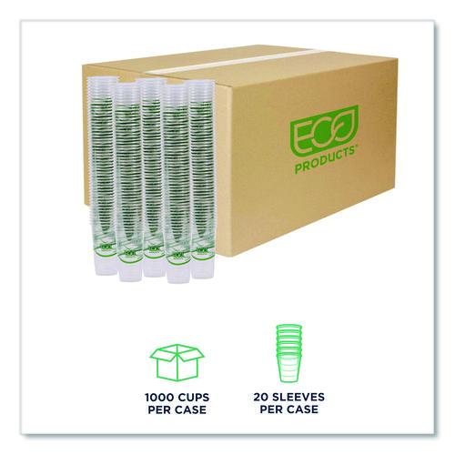 Image of Eco-Products® EP-CC24-GS GreenStripe Renewable and Compostable PLA Cold Cups, 24 oz, Plastic, Clear, 50/Pack, 20 Packs/Carton