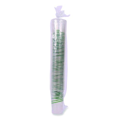 Image of Eco-Products® EP-CC24-GS GreenStripe Renewable and Compostable PLA Cold Cups, 24 oz, Plastic, Clear, 50/Pack, 20 Packs/Carton