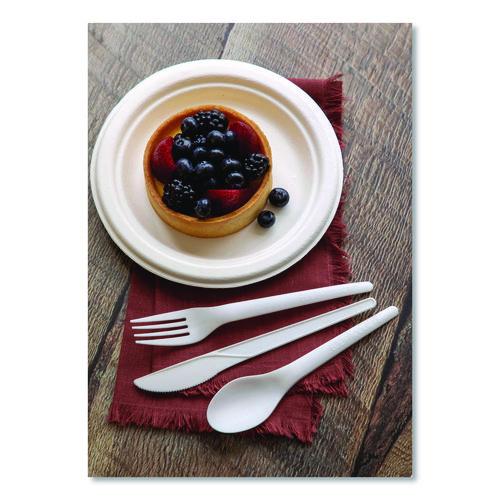 Image of Eco-Products® EP-S011-W Plantware Compostable Cutlery, Knife, Plastic, White, 1,000/Carton