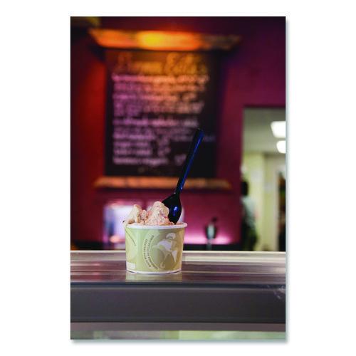 Image of Eco-Products® EP-S113 100% Recycled Content Cutlery, Spoon, Plastic, Black, 50/Pack, 20 Pack/Carton