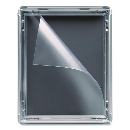Image of Excello Global Products® EGP-SF-8511-S Poster Holder, Aluminum, 8.5 x 11, Silver