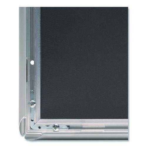 Image of Excello Global Products® EGP-SF-8511-S Poster Holder, Aluminum, 8.5 x 11, Silver