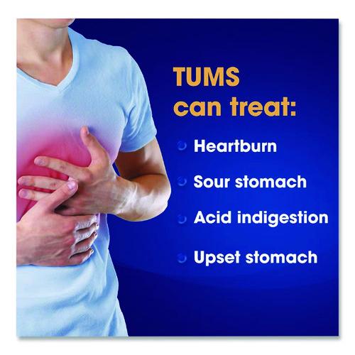 Image of Lil' Drugstore® 81518 TUMS Antacid Chewy Bites, 2 Tablets/Pouch, 25 Pouches/Box