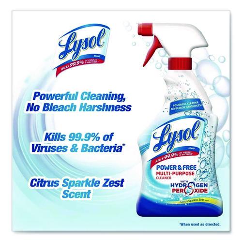 Image of LYSOL® Brand 1920089289 Multi-Purpose Cleaner with Hydrogen Peroxide, Citrus Sparkle Zest Scent, 32 oz Trigger Spray Bottle