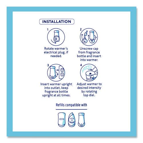 Image of Glade® 375682 Plugins Scented Oil Refill, Clean Linen, 0.67 oz, 5/Pack
