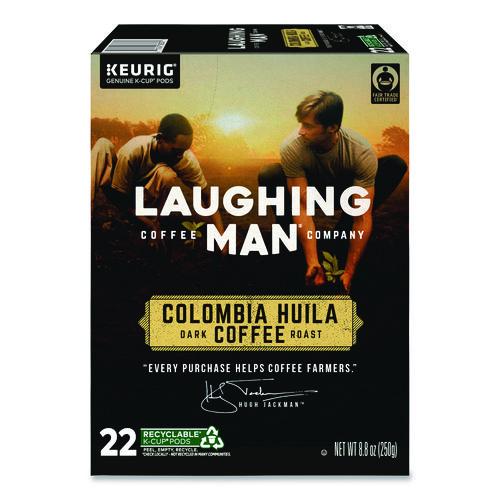 Image of Laughing Man® Coffee Company 5000345773 Colombia Huila K-Cup Pods, 22/box
