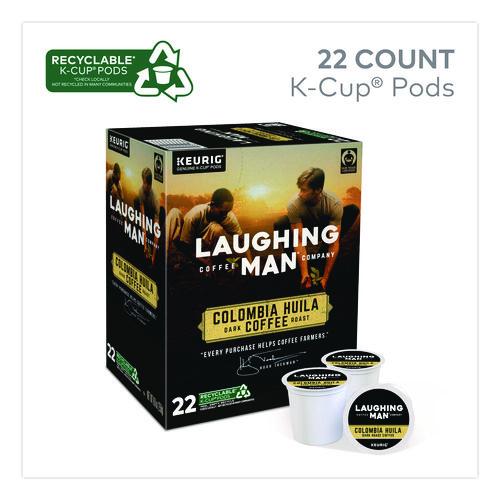 Image of Laughing Man® Coffee Company 5000345773 Colombia Huila K-Cup Pods, 22/box