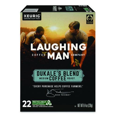 Image of Laughing Man® Coffee Company 5000345777 Dukale's Blend K-Cup Pods, 22/box
