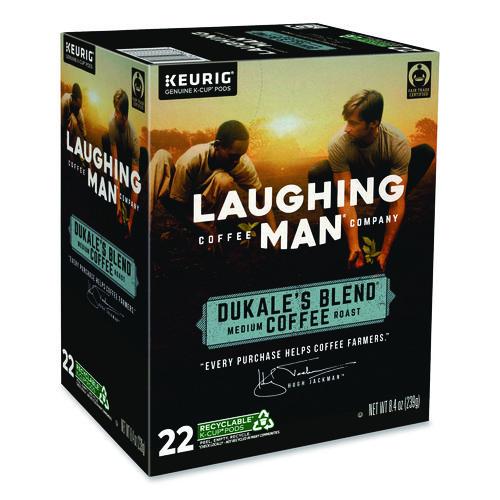 Image of Laughing Man® Coffee Company 5000345777 Dukale's Blend K-Cup Pods, 22/box
