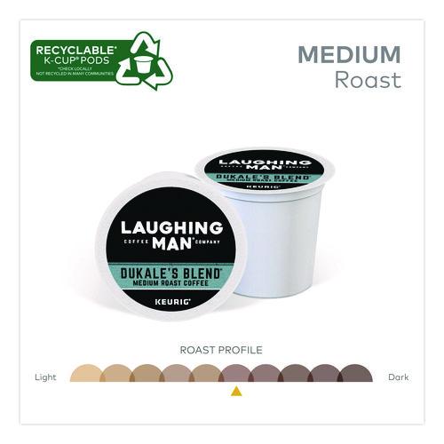Image of Laughing Man® Coffee Company 5000345777 Dukale's Blend K-Cup Pods, 22/box
