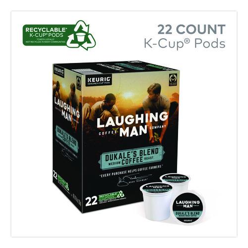 Image of Laughing Man® Coffee Company 5000345777 Dukale's Blend K-Cup Pods, 22/box