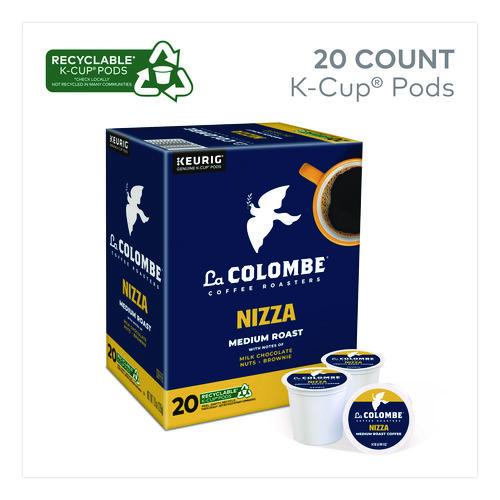 Image of La Colombe® 5000380612 Coffee K-Cup Pods, Nizza Medium Roast, 20/Box
