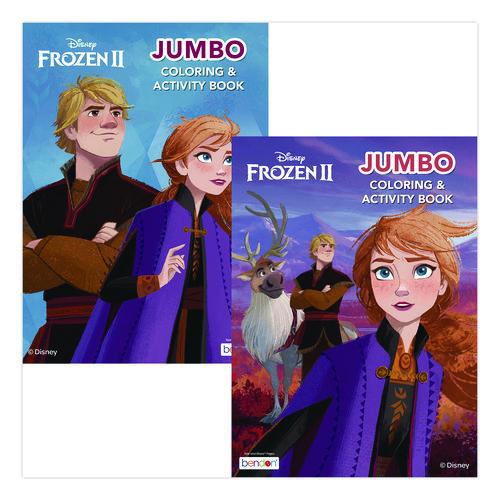 Image of Bendon® 45829 Disney Frozen 2 Jumbo Coloring and Activity Book, Ages 3 and Up, 10.75 x 7.75 Sheets, 64 Pages