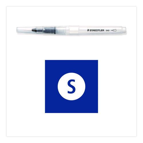 Image of Staedtler® 949 BK-1-C Classic Water Brush, Nylon/Polyester Blend, Round