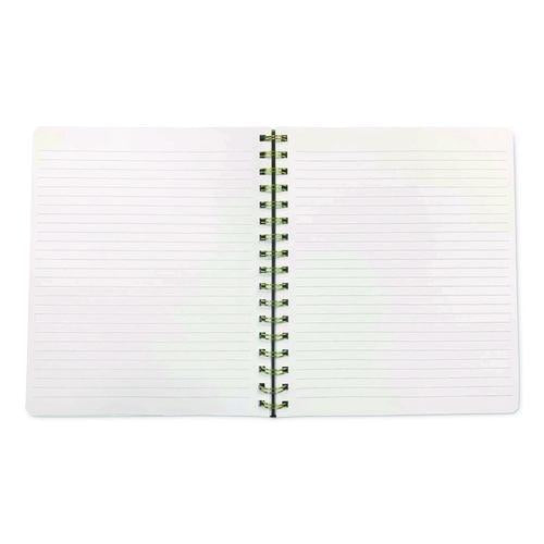 Image of Carolina Pad® 55041 Down to Earth Ideal Notebook, 3 Sections, Medium/College Rule, Randomly Assorted Cover Colors/Designs, (100) 8.75 x 7 Sheets