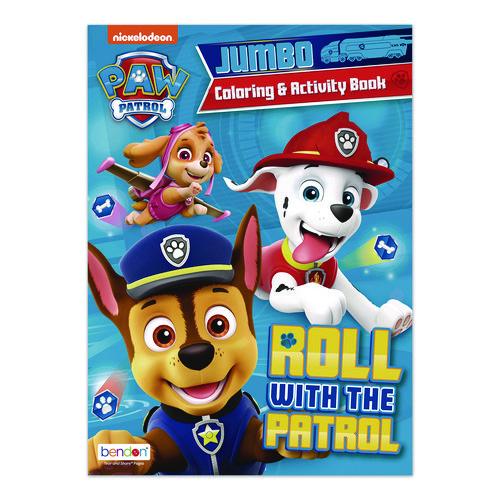 Image of Bendon® 17905-1 Nickelodeon Paw Patrol Jumbo Coloring and Activity Book, Ages 3 and Up, 10.75 x 7.75 Sheets, 64 Pages