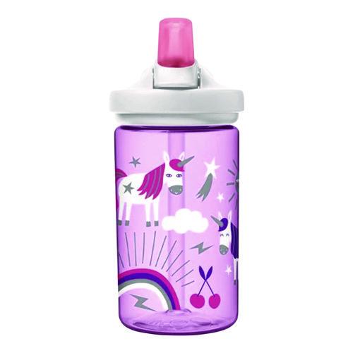 Image of CamelBak® 2665501035 Eddy + Kids Water Bottle, Unicorn Design, 12 oz, Multicolor