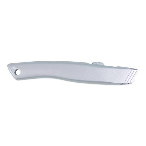 Image of Westcott® 00722 Aluminum Safety Cutter with Ceramic Blade, Aluminum Handle, Silver