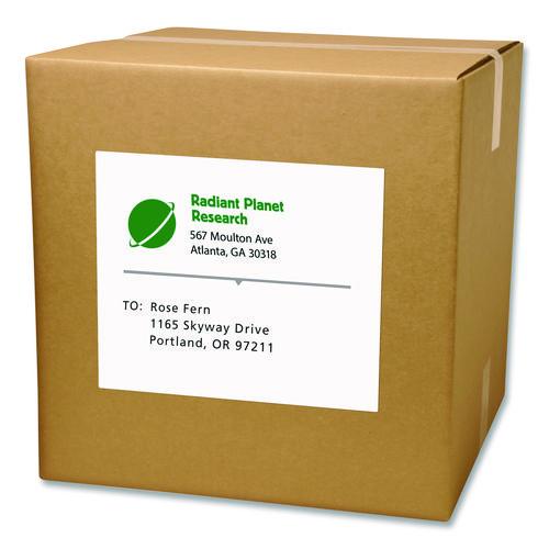 Image of Avery® 7278291200 White Shipping Labels-Bulk Packs, Inkjet/Laser Printers, 8.5 x 11, White, 500/Carton