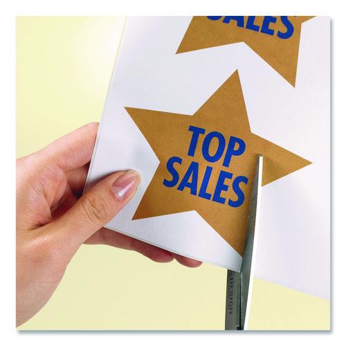Image of Avery® 7278291200 White Shipping Labels-Bulk Packs, Inkjet/Laser Printers, 8.5 x 11, White, 500/Carton