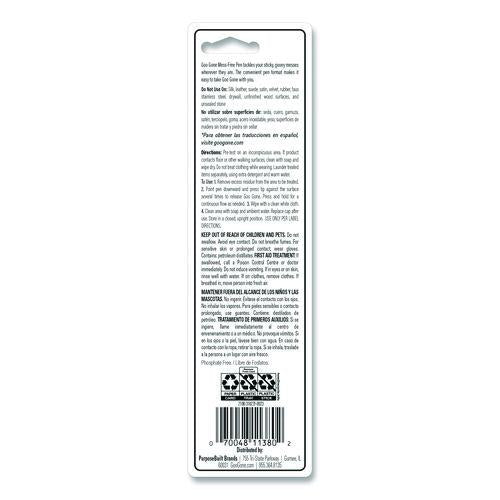 Image of Goo Gone® 2100 Mess-Free Pen Cleaner, Citrus Scent, 0.34 Pen Applicator, 12/carton