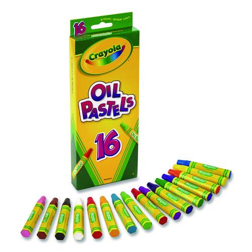Image of Crayola® 52-4616 Oil Pastels,16 Assorted Colors, 16/pack
