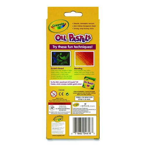 Image of Crayola® 52-4616 Oil Pastels,16 Assorted Colors, 16/pack