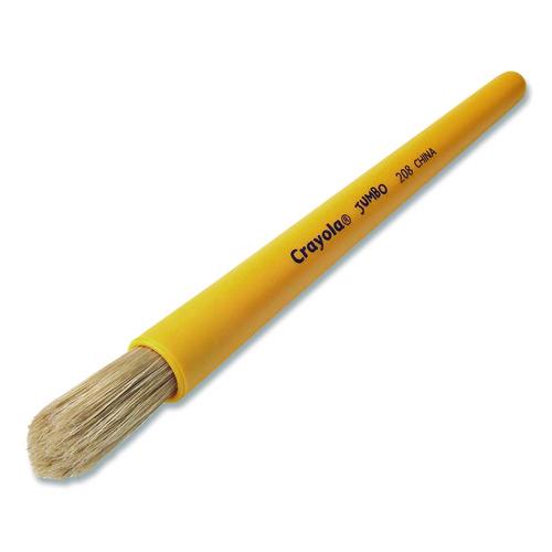 Image of Crayola® 05-0208 Art Brushes So Big, 7.63" Long, Natural Hair, 1.38" Round Brush