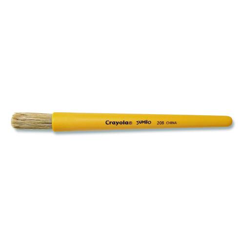 Image of Crayola® 05-0208 Art Brushes So Big, 7.63" Long, Natural Hair, 1.38" Round Brush