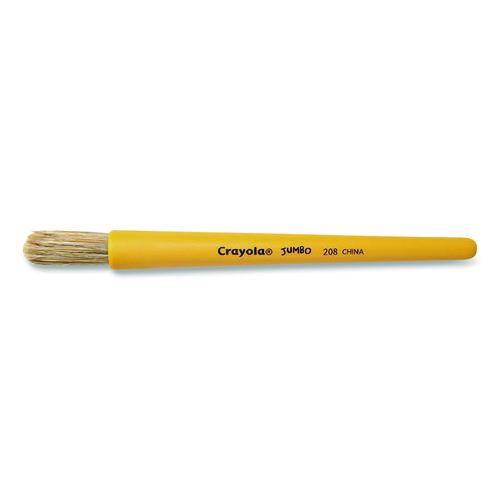 Image of Crayola® 05-0208 Art Brushes So Big, 7.63" Long, Natural Hair, 1.38" Round Brush