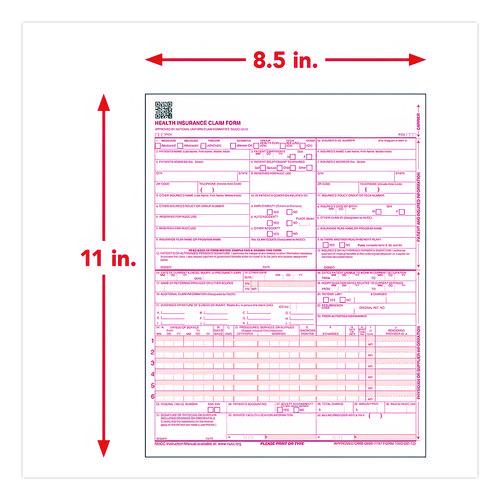 Image of ComplyRight® CMS12LC1 CMS-1500 Health Insurance Claim Form, One-Part (No Copies), 8.5 x 11, 1,000 Forms Total
