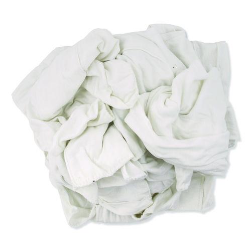 Image of HOSPECO® 55525 Knit Baby Diaper Rags, 2-Ply, 15 x 18, White, 25 lb/Carton