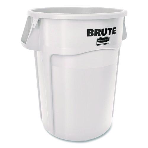 Image of Rubbermaid® Commercial 1779740 Brute Container, 44 gal, Plastic, White