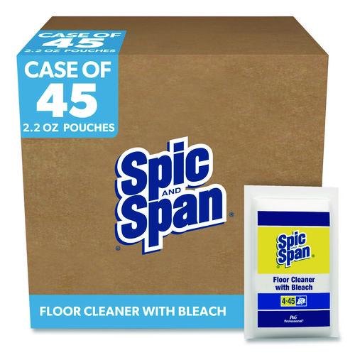 Image of Spic and Span® 02010 Bleach Floor Cleaner Packets, 2.2oz Packets, 45/carton