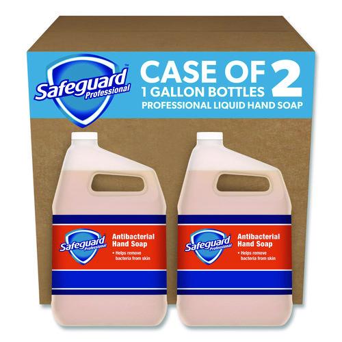 Image of Safeguard Professional 02699 Antibacterial Liquid Hand Soap, Light Scent, 1 gal, 2/Carton