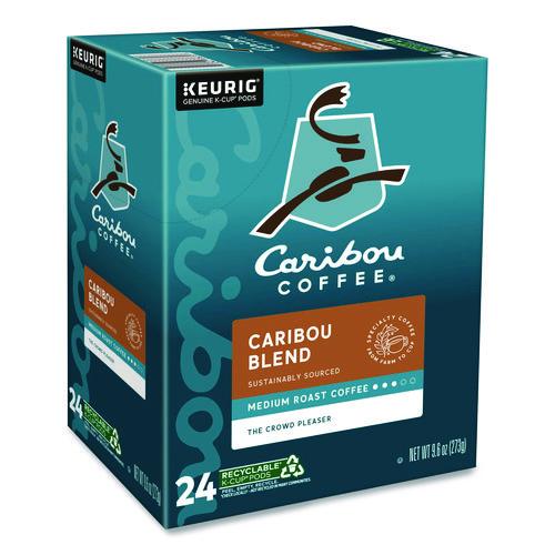 Image of Caribou Coffee® 5000330135 Caribou Blend Coffee K-Cups, 24/box