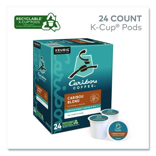 Image of Caribou Coffee® 5000330135 Caribou Blend Coffee K-Cups, 24/box