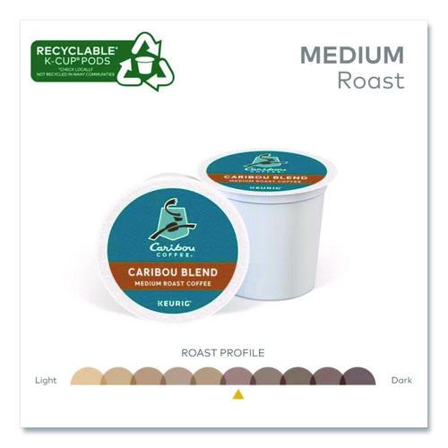 Image of Caribou Coffee® 5000330135 Caribou Blend Coffee K-Cups, 24/box