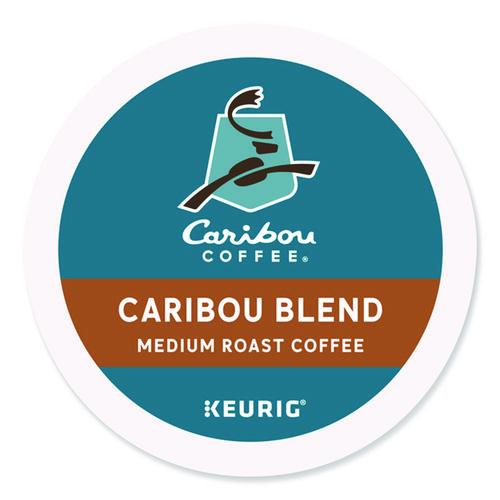 Image of Caribou Coffee® 5000330135 Caribou Blend Coffee K-Cups, 96/carton