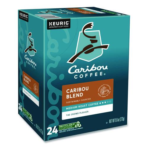 Image of Caribou Coffee® 5000330135 Caribou Blend Coffee K-Cups, 96/carton