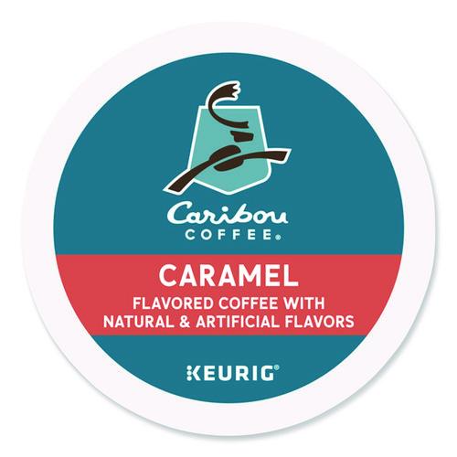 Image of Caribou Coffee® 5000330787 Caramel Hideaway K-Cups, Mild Roast, 24/box